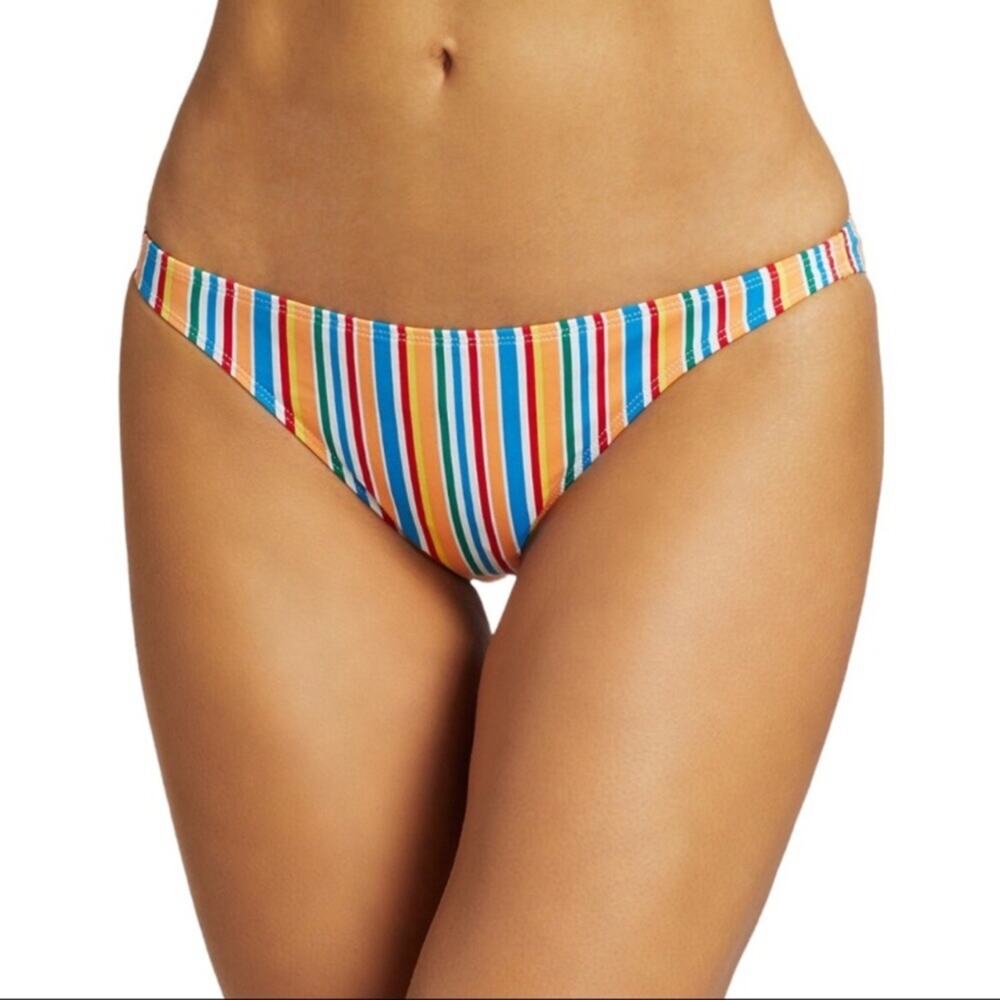 Onia Ashley jungle striped bikini bottoms beach NWT - small